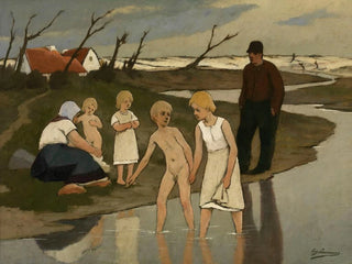 Eugne Laermans - Children Bathing.webp