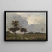 nel campo - Eugène Lavieille — quadro incorniciato alla parete
