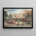 Louis XIV che conduce la sua carrozza nel parco di Versailles - Eugène Louis Lami — quadro incorniciato alla parete