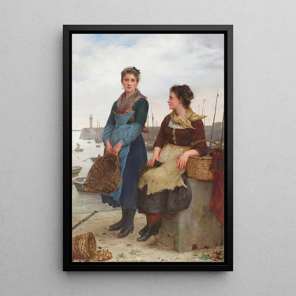 Eugnie Marie Salanson - Awaiting the return of the fleet.webp