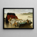 Die Söhne von Chlodwig II - Évariste Vital Luminais — gerahmtes Bild an der Wand