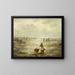 Fischer von Muscheln - Evert Larock — gerahmtes Bild an der Wand