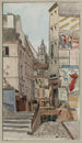 Rue Saint Bon from rue de Rivoli to rue de la Verrerie - F. Seguin — artwork view