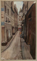 Rue des Étuves Saint Martin giving street Beaubourg and street Saint Martin - F. Seguin — artwork view