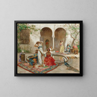 Fabio Fabbi - Dancing In The Harem Courtyard.webp