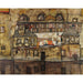 Facciata di una casa sul fiume di Egon Schiele — ambientato in un interno