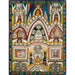 Facciata ovest della nave della cattedrale di Saint-Adolf dei Dieci Santi a Saint-Adolf Heim - Adolf Wölfli