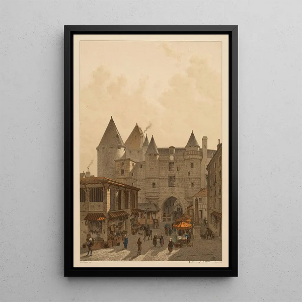 Fdor Hoffbauer - Grand Chtelet Vue prise de la rue SaintDenis.webp