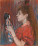 Girl with doll - Federico Zandomeneghi — artwork view