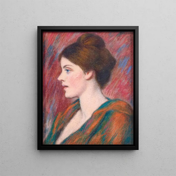 Federico Zandomeneghi - Portrait of a Lady in Profile.webp