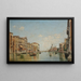 Vue du Grand Canal de Venise - Federico del Campo — gerahmtes Bild an der Wand