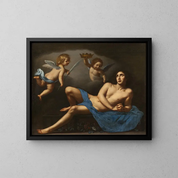 Saint Laurent - Felice Ficherelli — gerahmtes Bild an der Wand
