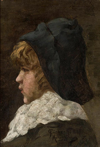 Feliks Cichocki - Portrait of a boy in a hat.webp