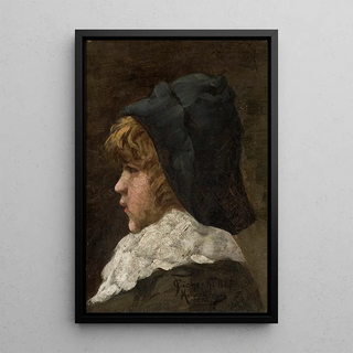Feliks Cichocki - Portrait of a boy in a hat.webp