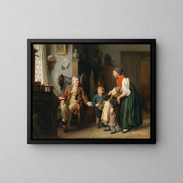 Der Dorfarzt - Felix Schlesinger — gerahmtes Bild an der Wand