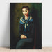 Riproduzione del dipinto Donna con foulard blu - Moïse Kisling