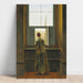 Reproduktion des Gemäldes Frau am Fenster - Caspar David Friedrich