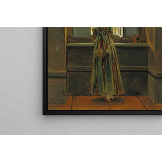 Femme à la fenêtre - Caspar David Friedrich | Reproduction Tableau Décoration murale affiche copie