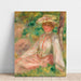 Riproduzione del dipinto Donna nel Giardino - Pierre-Auguste Renoir