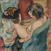 Frau mit Hund - Jules Pascin — Ansicht des Kunstwerks