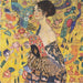 Frau mit Fächer - Gustav Klimt — Ansicht des Kunstwerks