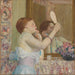 Frau mit Spiegel - Frederick Carl Frieseke — Ansicht des Kunstwerks