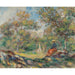Reproduktion des Gemäldes Frau in einer Landschaft - Pierre-Auguste Renoir
