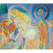 Reproduktion des Gemäldes Frau nackt lesend - Robert Delaunay