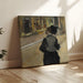 Reproduktion des Gemäldes Frau von hinten gesehen (Museumsbesuch) - Edgar Degas