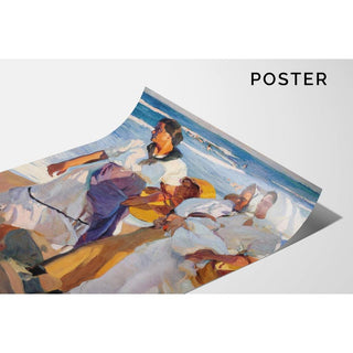 Femmes pêcheuses de Valence - Joaquín Sorolla | Reproduction Tableau Décoration murale affiche copie
