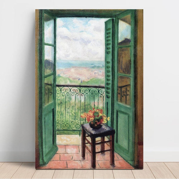 Fenêtre ouverte sur la baie d'Alger - Albert Marquet | Reproduction Tableau Décoration murale affiche copie
