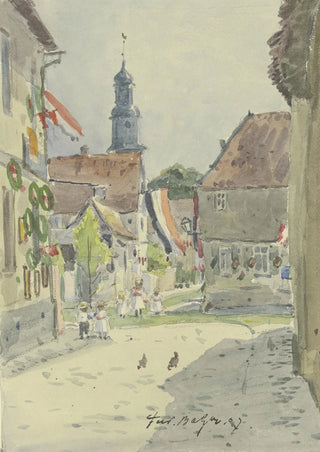Ferdinand Balzer - Parish fair in Rockenhausen.webp