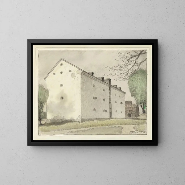 Gripsholm - Ferdinand Boberg — gerahmtes Bild an der Wand