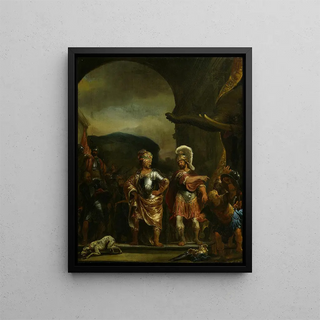 Ferdinand Bol - The calm Fabricius in the army camp of Pyrrhus.webp