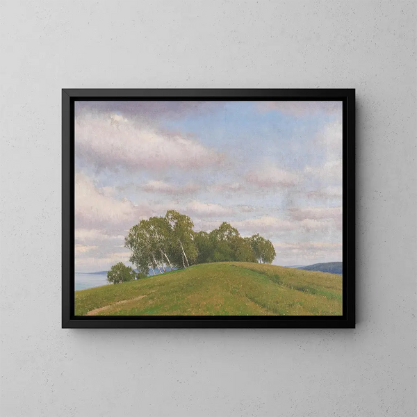 Giorno d'estate a Khler - Ferdinand Brunner — quadro incorniciato alla parete