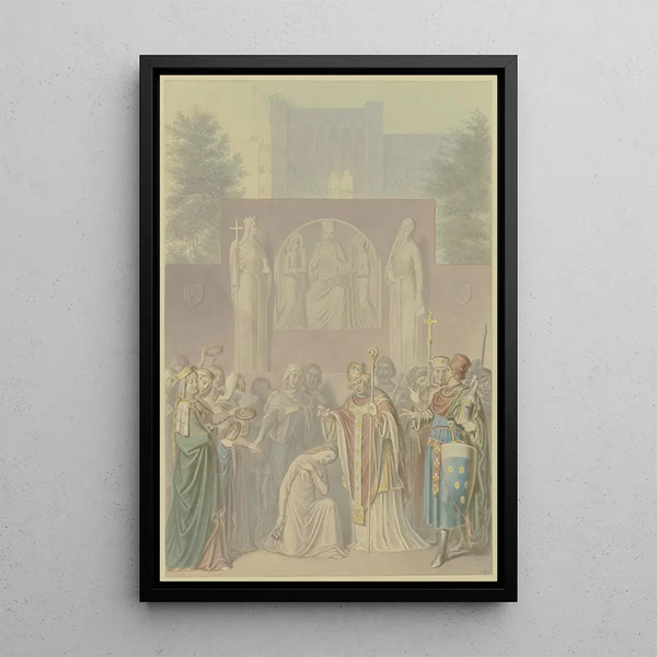 Ferdinand Fellner - Sabine von Steinbach gesegnet und bekrnzt.webp