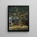 Ahornbäume bei Ischl - Ferdinand Georg Waldmüller — gerahmtes Bild an der Wand