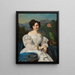 Comtesse Széchenyi - Ferdinand Georg Waldmüller — quadro incorniciato alla parete