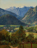 Der Dachstein von Sophien-Doppelblick bei Ischl - Ferdinand Georg Waldmüller — Ansicht des Kunstwerks