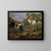 I Vicini - Ferdinand Georg Waldmüller — quadro incorniciato alla parete