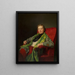 Emanuel Ritter von Neuwall 1813-1879 - Ferdinand Georg Waldmüller — gerahmtes Bild an der Wand