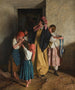 Gli addii delle padrine dopo la conferma - Ferdinand Georg Waldmüller — vista dell’opera