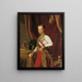 L'imperatore Ferdinando I d'Austria - Ferdinand Georg Waldmüller — quadro incorniciato alla parete