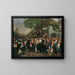 Matrimonio contadino in Bassa Austria - Ferdinand Georg Waldmüller — quadro incorniciato alla parete