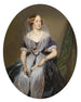 Ritratto di una nobile dama - Ferdinand Georg Waldmüller — vista dell’opera