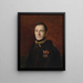 Ritratto di un conte Apponyi - Ferdinand Georg Waldmüller — quadro incorniciato alla parete