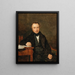 Portrait de Josef von Stadler - Ferdinand Georg Waldmüller — gerahmtes Bild an der Wand