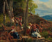 Sammelnder Zweige im Wienerwald - Ferdinand Georg Waldmüller — Ansicht des Kunstwerks