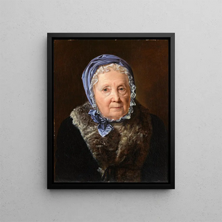 Ferdinand Georg Waldmller - Rosina Wieser im 83 Lebensjahr.webp