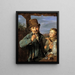 Taglöhner con suo figlio - Ferdinand Georg Waldmüller — quadro incorniciato alla parete